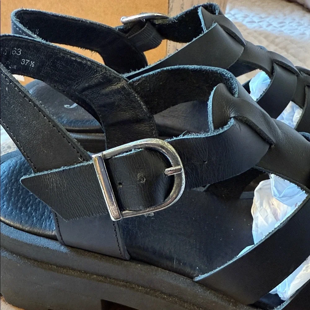 Free People Delaney Fisherman Platform Sandal - Picture 9 of 9